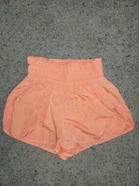 FREE PEOPLE MOVEMENT THE WAY HOME SHORTS  CORAL / Orange  SMALL
